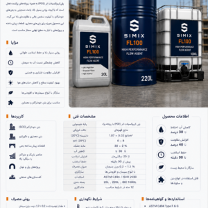 simix FL100 روان کننده همراه ریز پرکننده