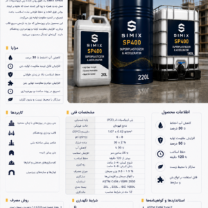 simix SP400 فوق روان کننده زودگیر