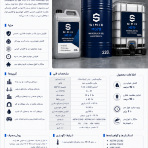 ژل میکروسیلیس قدرتمند MG70